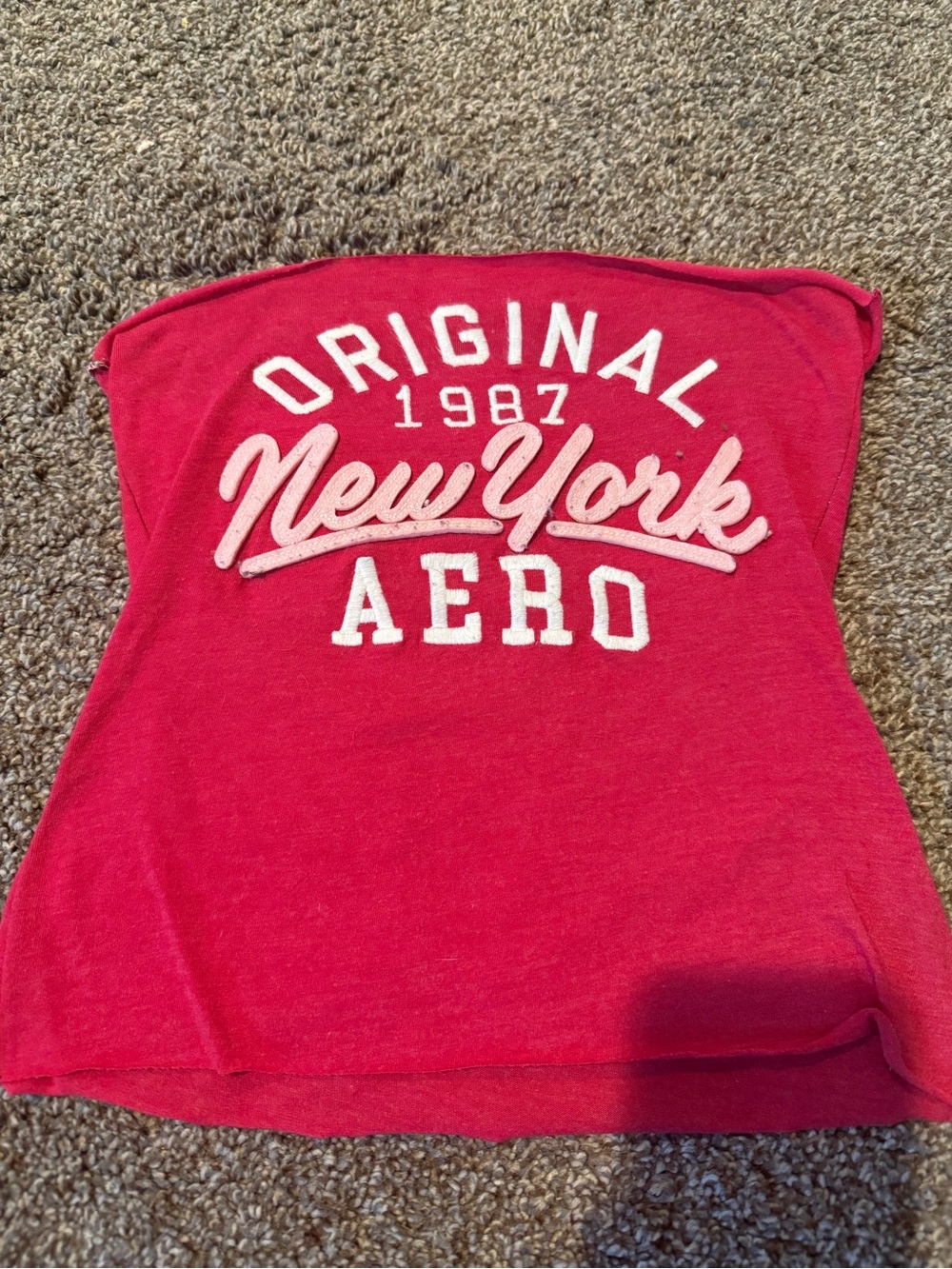 Aeropostale Red 'Original New York AERO' Tube Tank